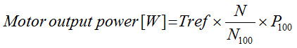 Formula for calculating the output KW power