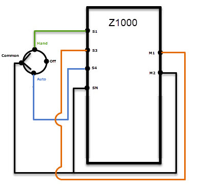 Hoa Switch On 1000 Series Drives, Hoa Wiring Diagram